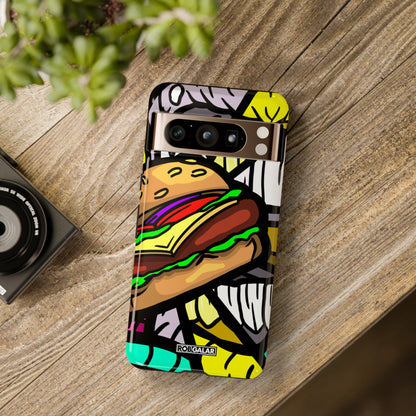 BITE MY BURGER Phone Cases