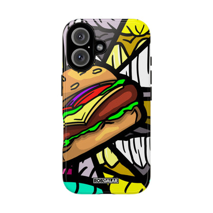 BITE MY BURGER Phone Cases