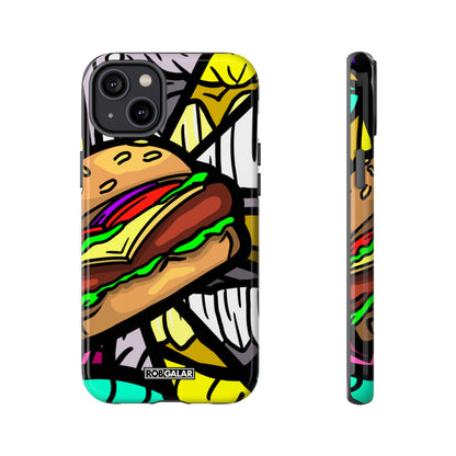 BITE MY BURGER Phone Cases