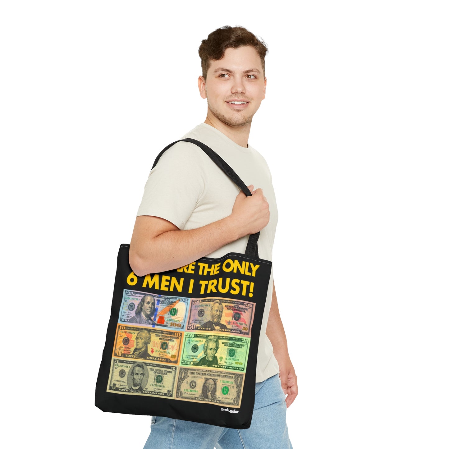 THE ONLY 6 MEN I TRUST Tote Bag