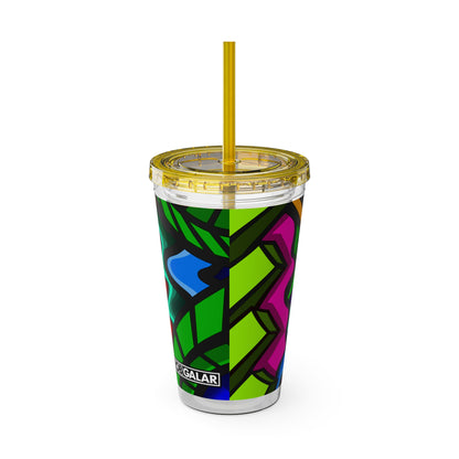 COLOR STYLUS SUNSPLASH Tumbler with Straw