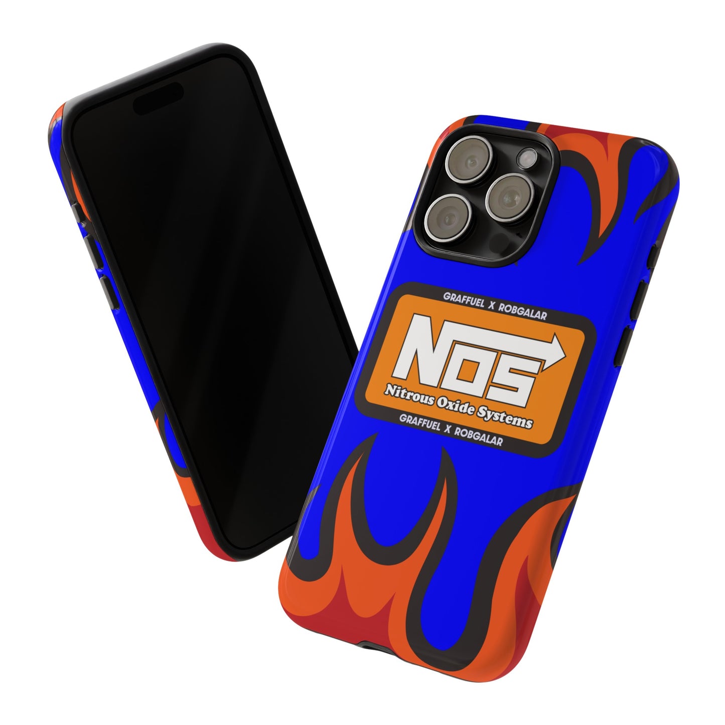 NOS FLAMES GRAFFUEL Phone Cases