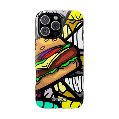 BITE MY BURGER Phone Cases