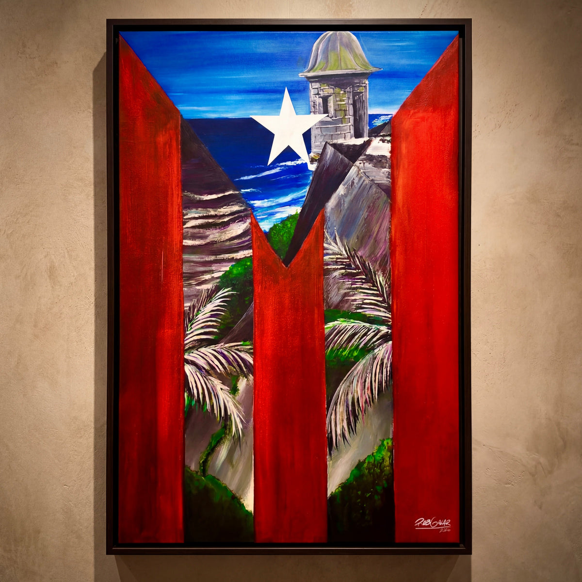 LA GARITA - Framed Canvas Art