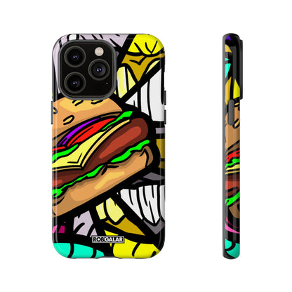 BITE MY BURGER Phone Cases