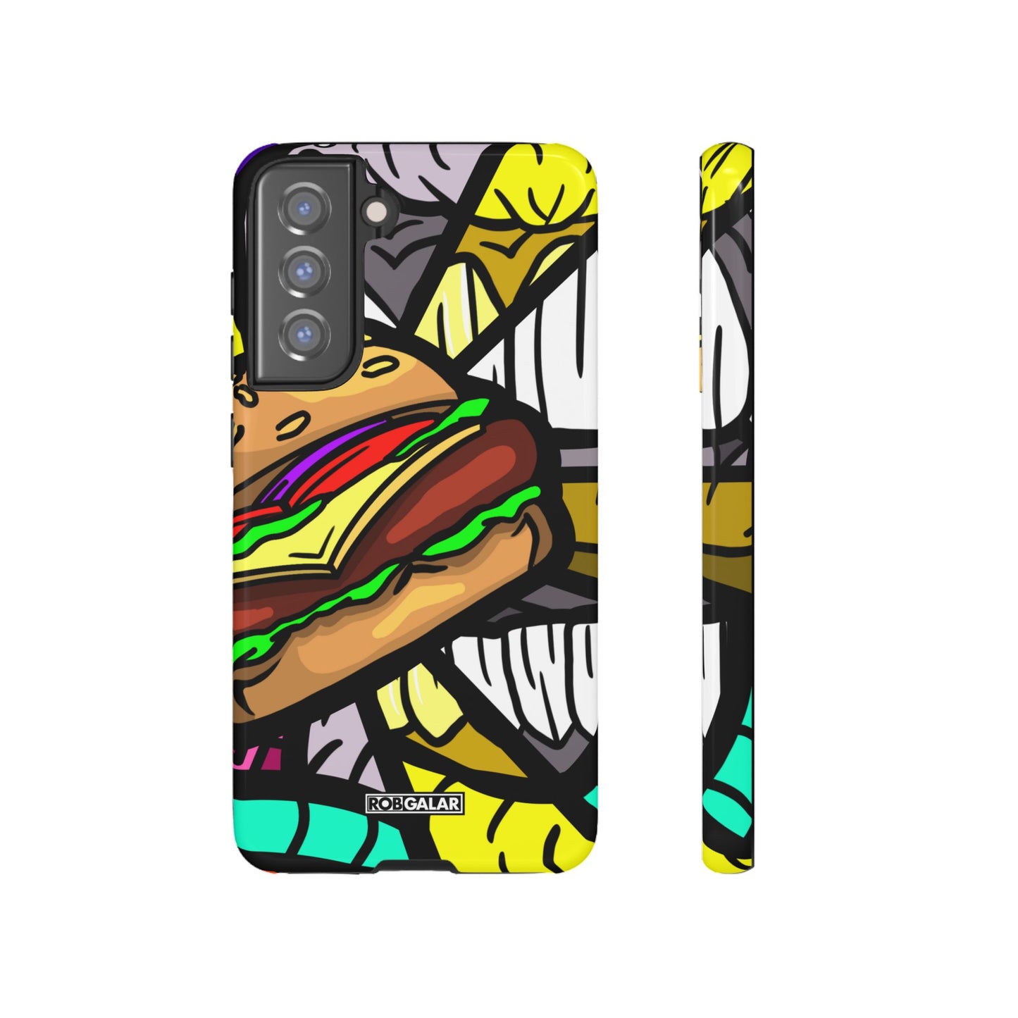 BITE MY BURGER Phone Cases