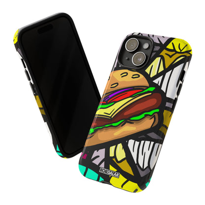 BITE MY BURGER Phone Cases