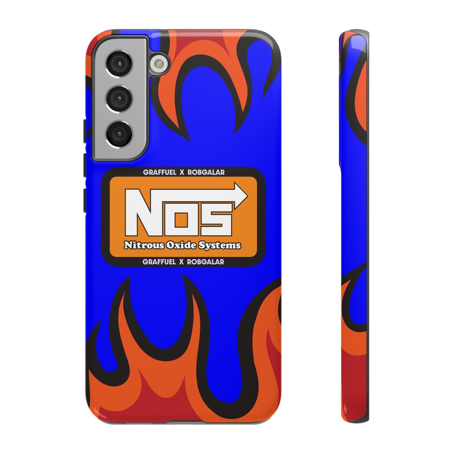 NOS FLAMES GRAFFUEL Phone Cases