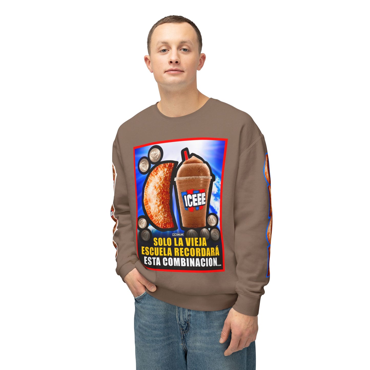 UNA EMPANADILLA Y UN ICEE Crewneck Sweatshirt