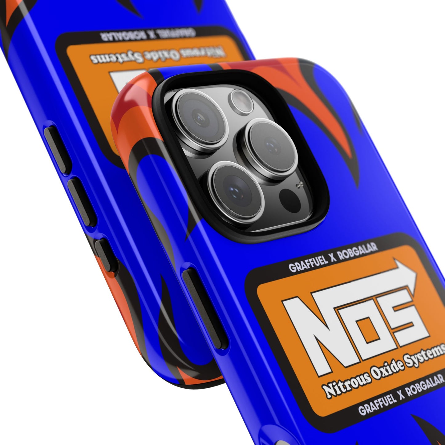 NOS FLAMES GRAFFUEL Phone Cases