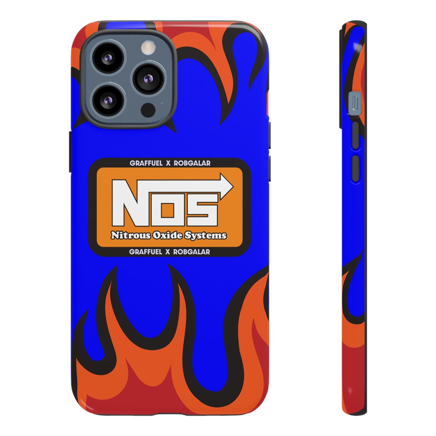 NOS FLAMES GRAFFUEL Phone Cases