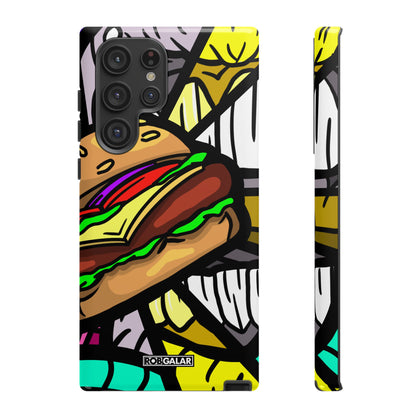 BITE MY BURGER Phone Cases