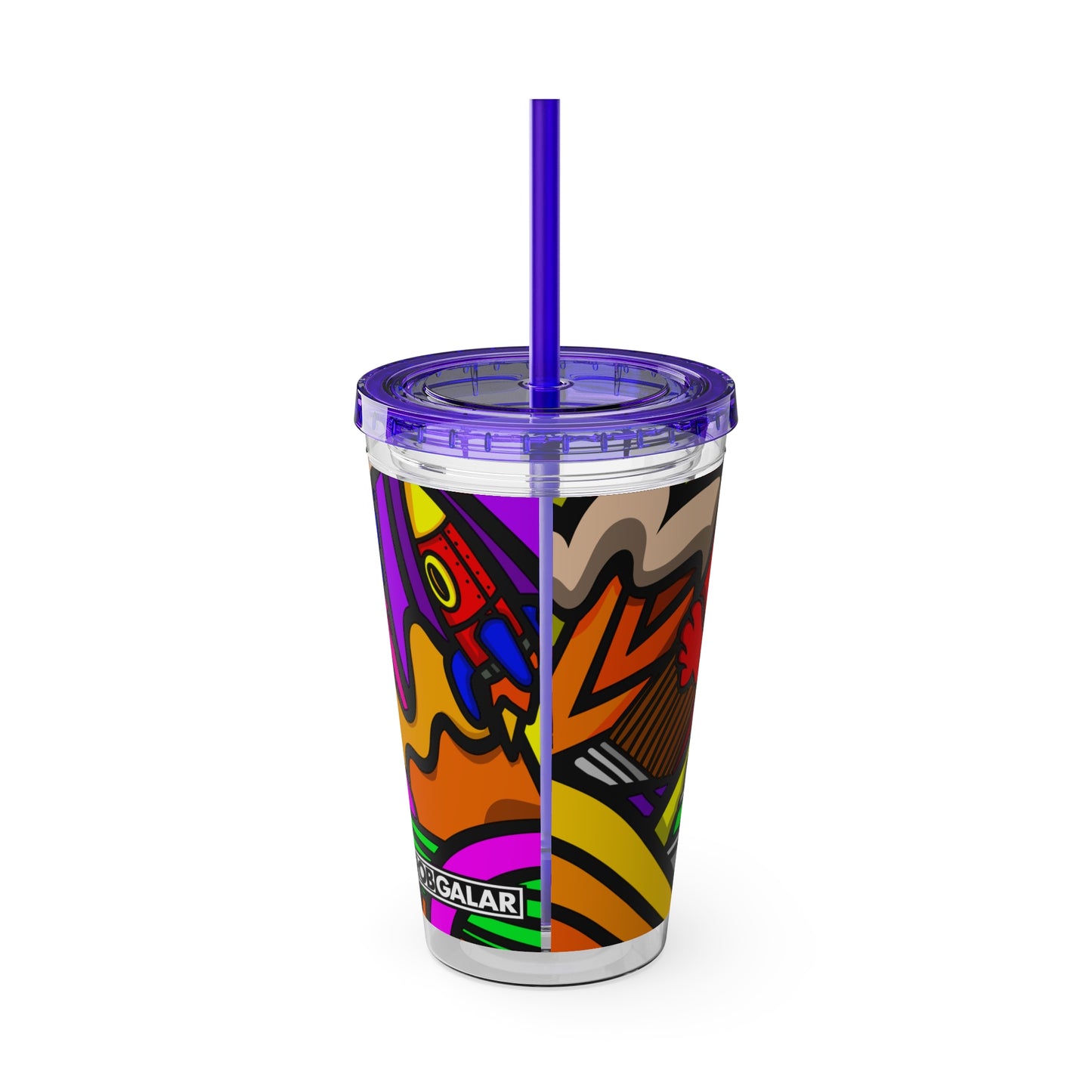 SPACE MATERIALS SUNSPLASH 2 Tumbler with Straw