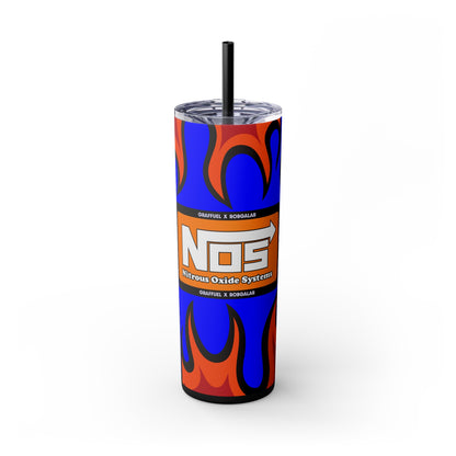 NOS FLAMES GRAFFUEL Vaso con Pajita 20oz