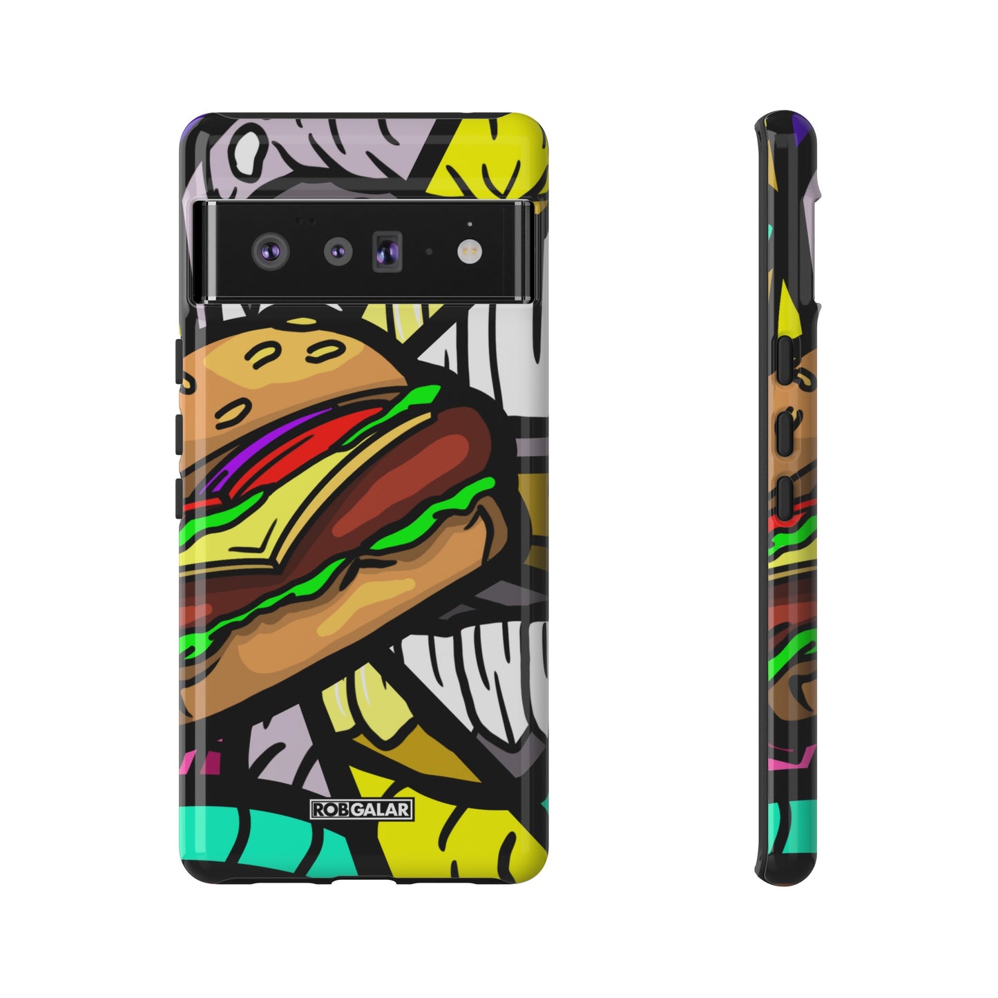 BITE MY BURGER Phone Cases