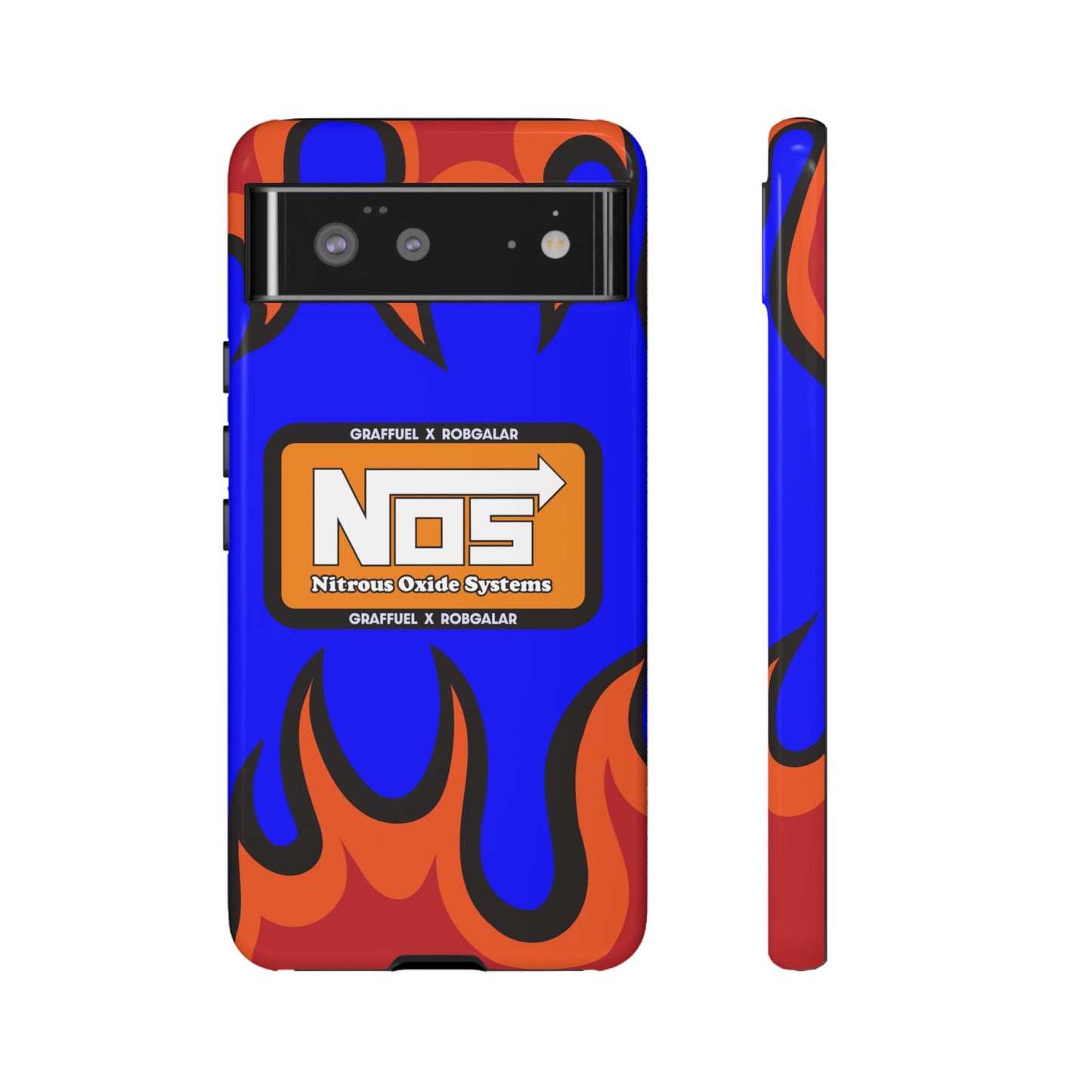 NOS FLAMES GRAFFUEL Phone Cases