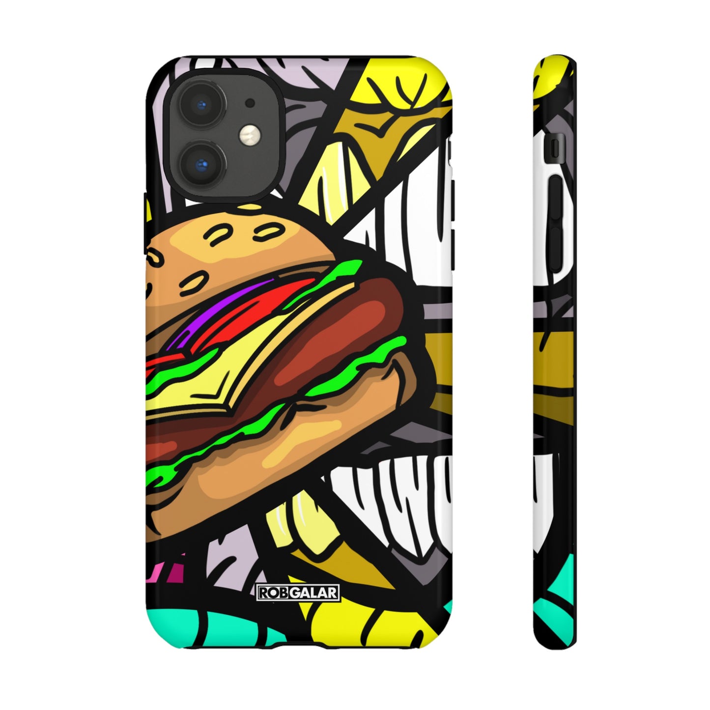 BITE MY BURGER Phone Cases