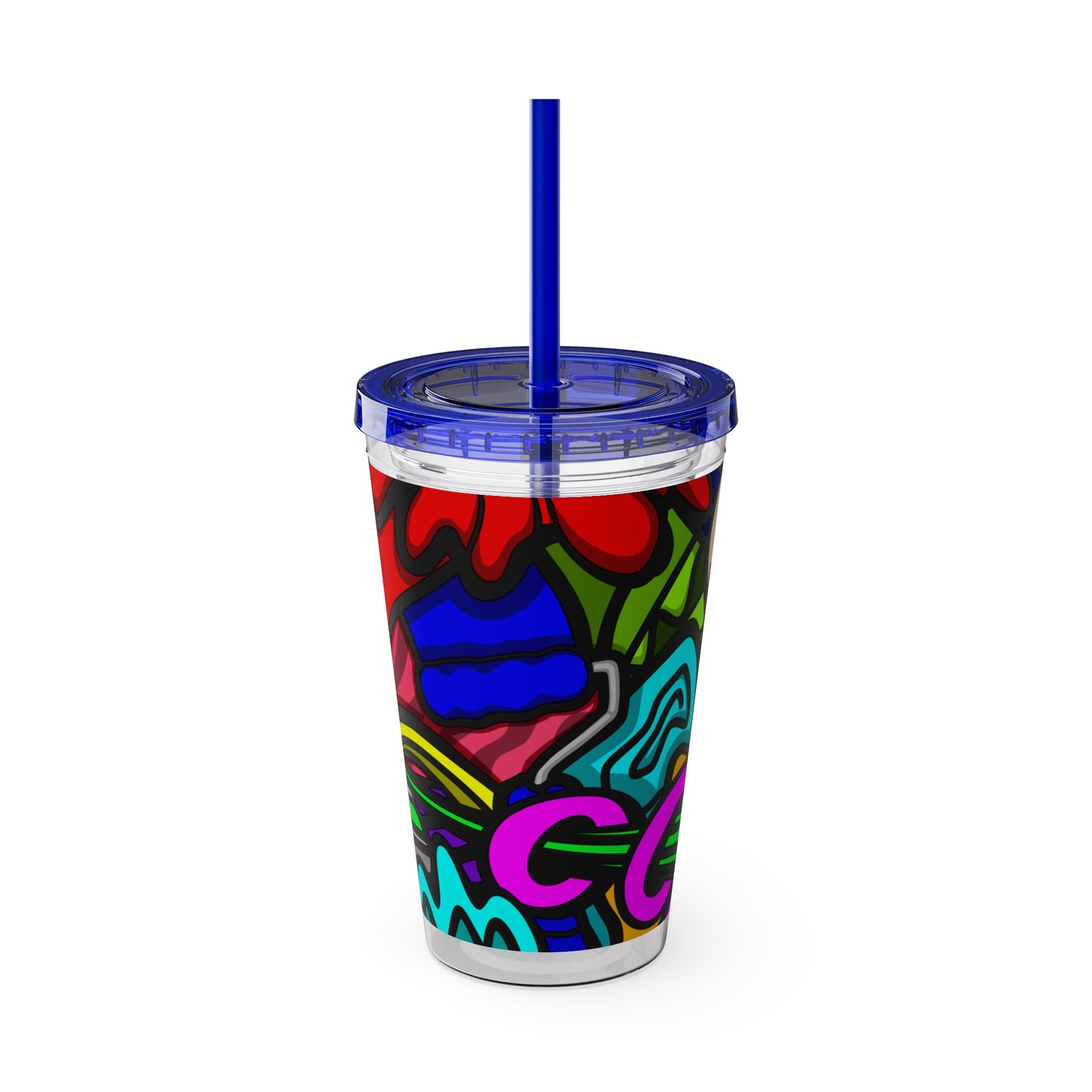 SPACE MATERIALS SUNSPLASH 2 Tumbler with Straw