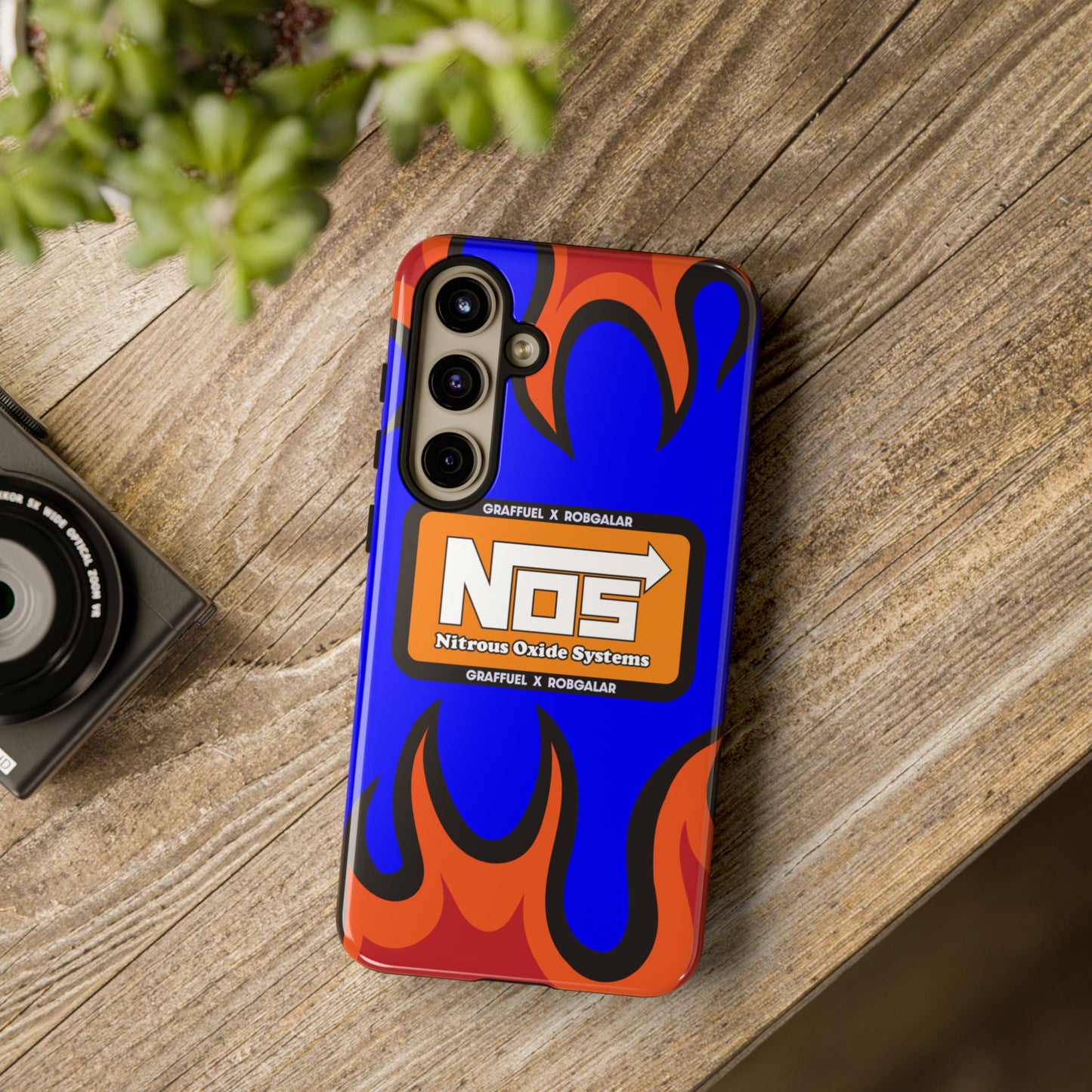 NOS FLAMES GRAFFUEL Phone Cases