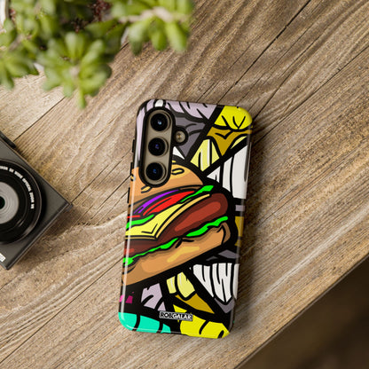 BITE MY BURGER Phone Cases