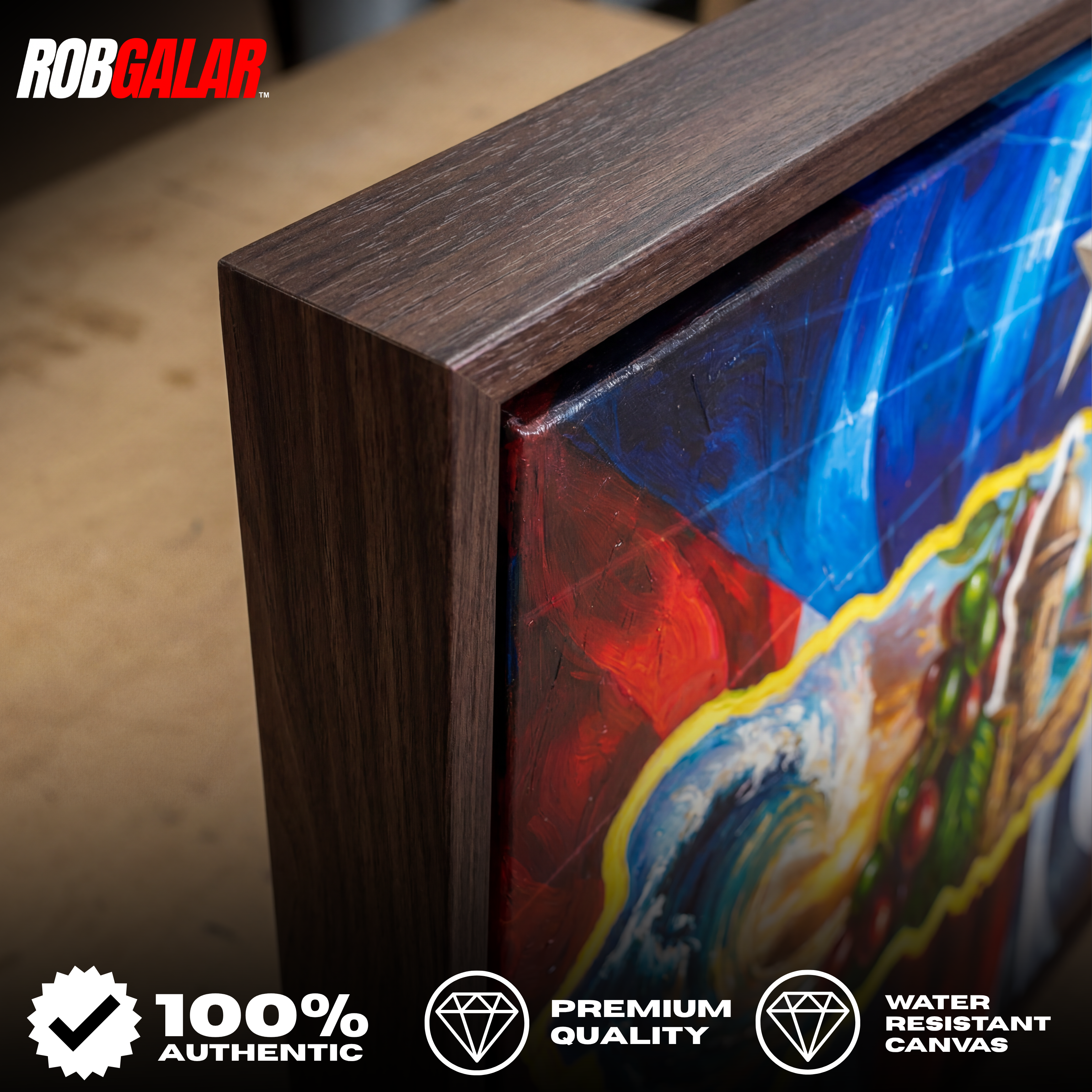 DEFIENDO - Framed Canvas Art