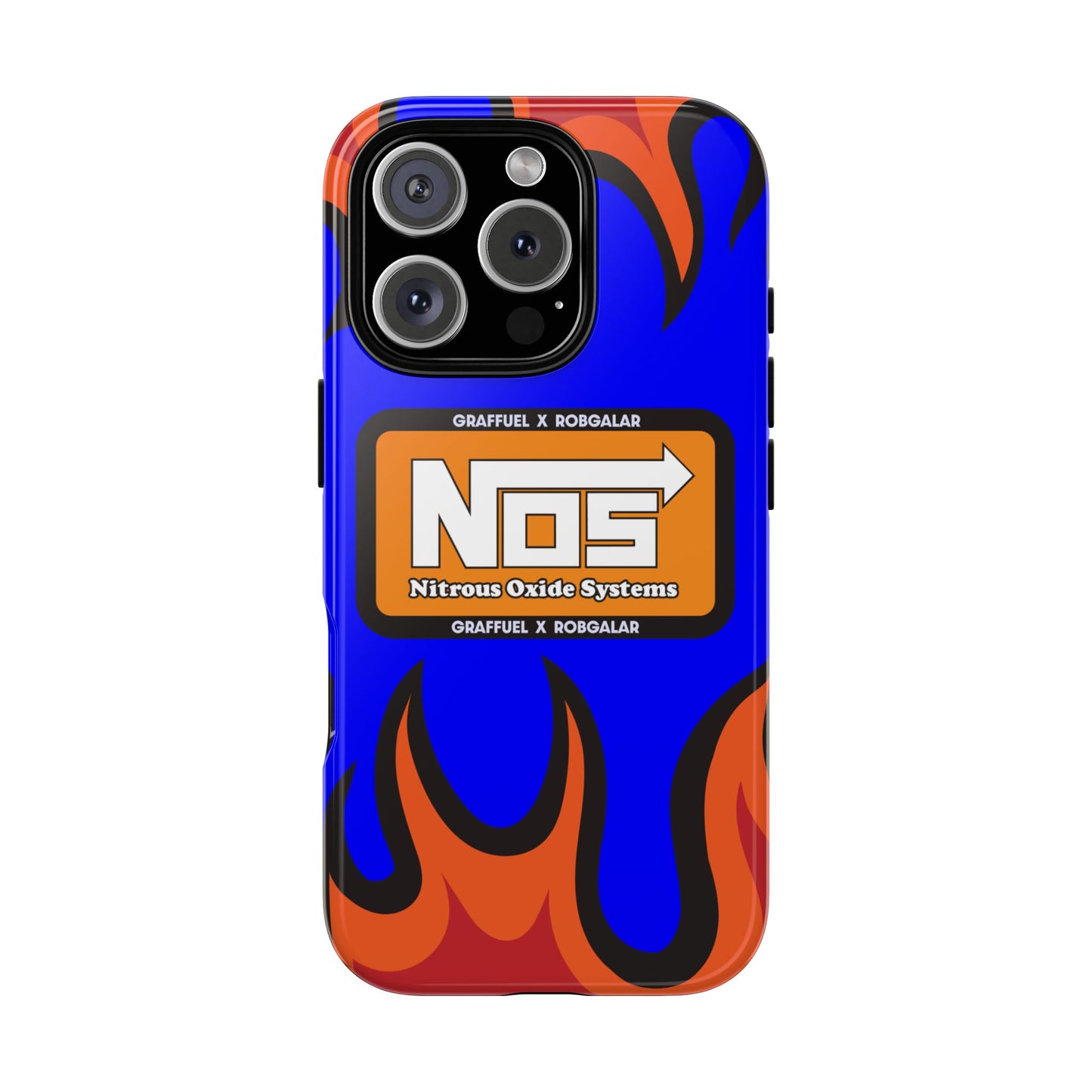 NOS FLAMES GRAFFUEL Phone Cases