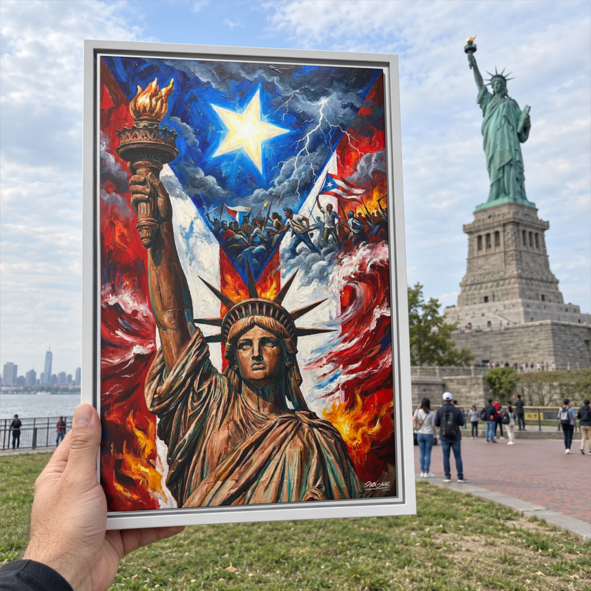 FREEDOM - LIMITED EDITION 0.6 - Framed Canvas Art