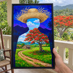 MI PEQUEÑO PEDAZO - Framed Canvas Art