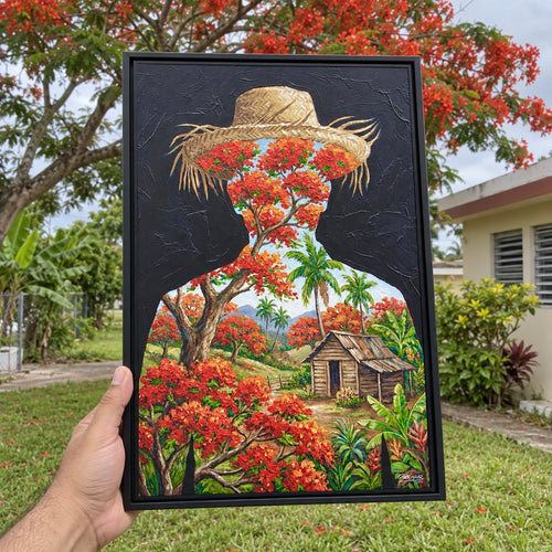 ANARANJADO - Framed Canvas Art