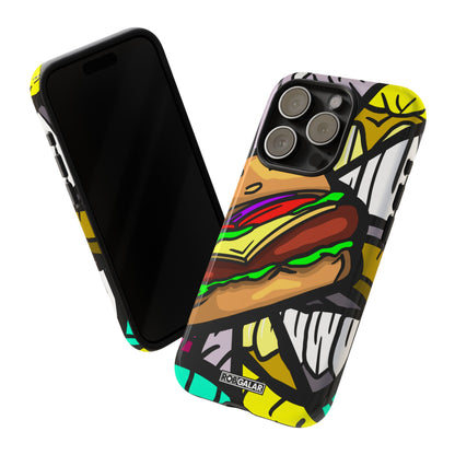 BITE MY BURGER Phone Cases