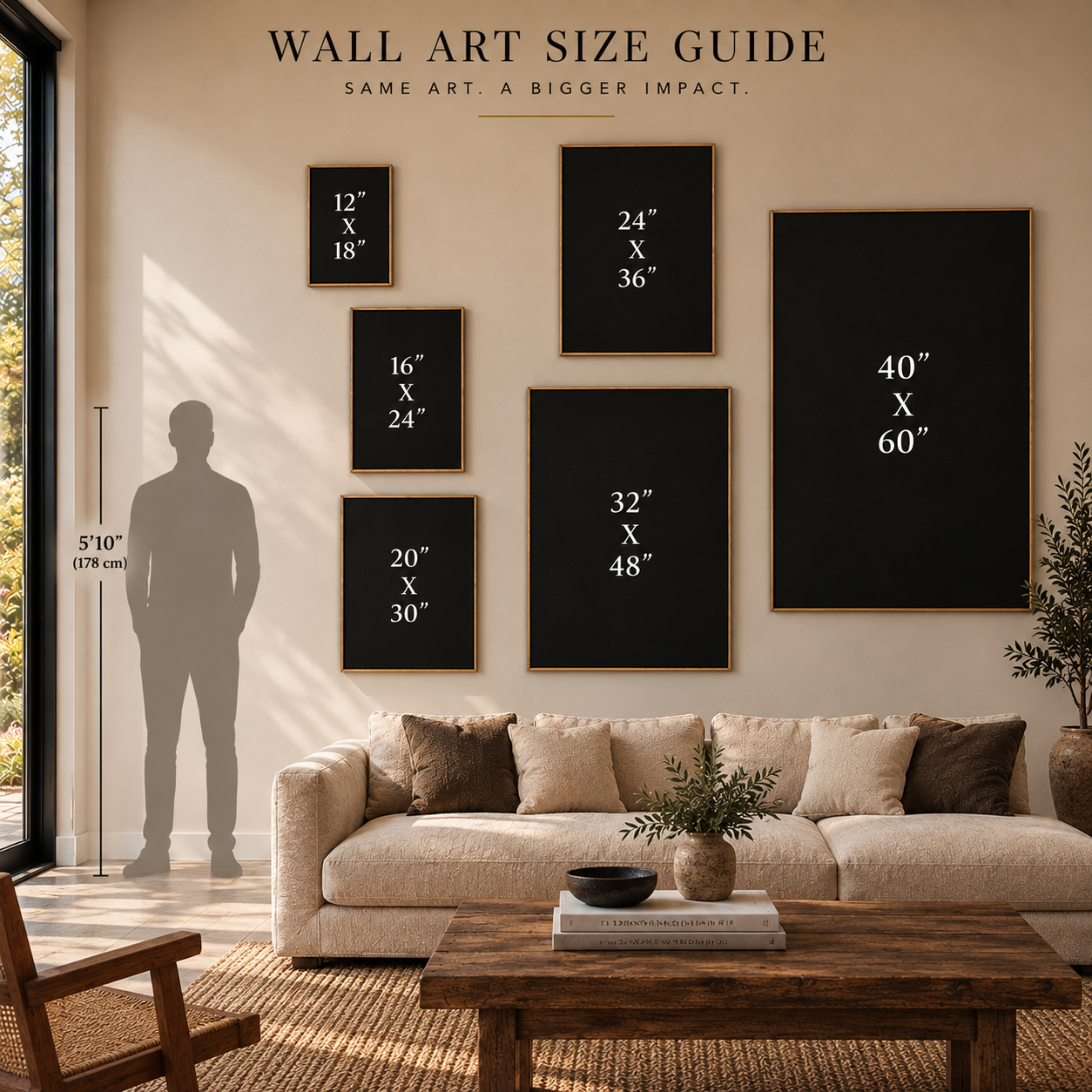 LUNA LLENA - Framed Canvas Art