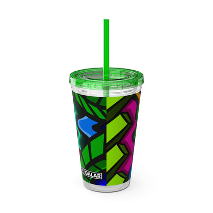 COLOR STYLUS SUNSPLASH Tumbler with Straw