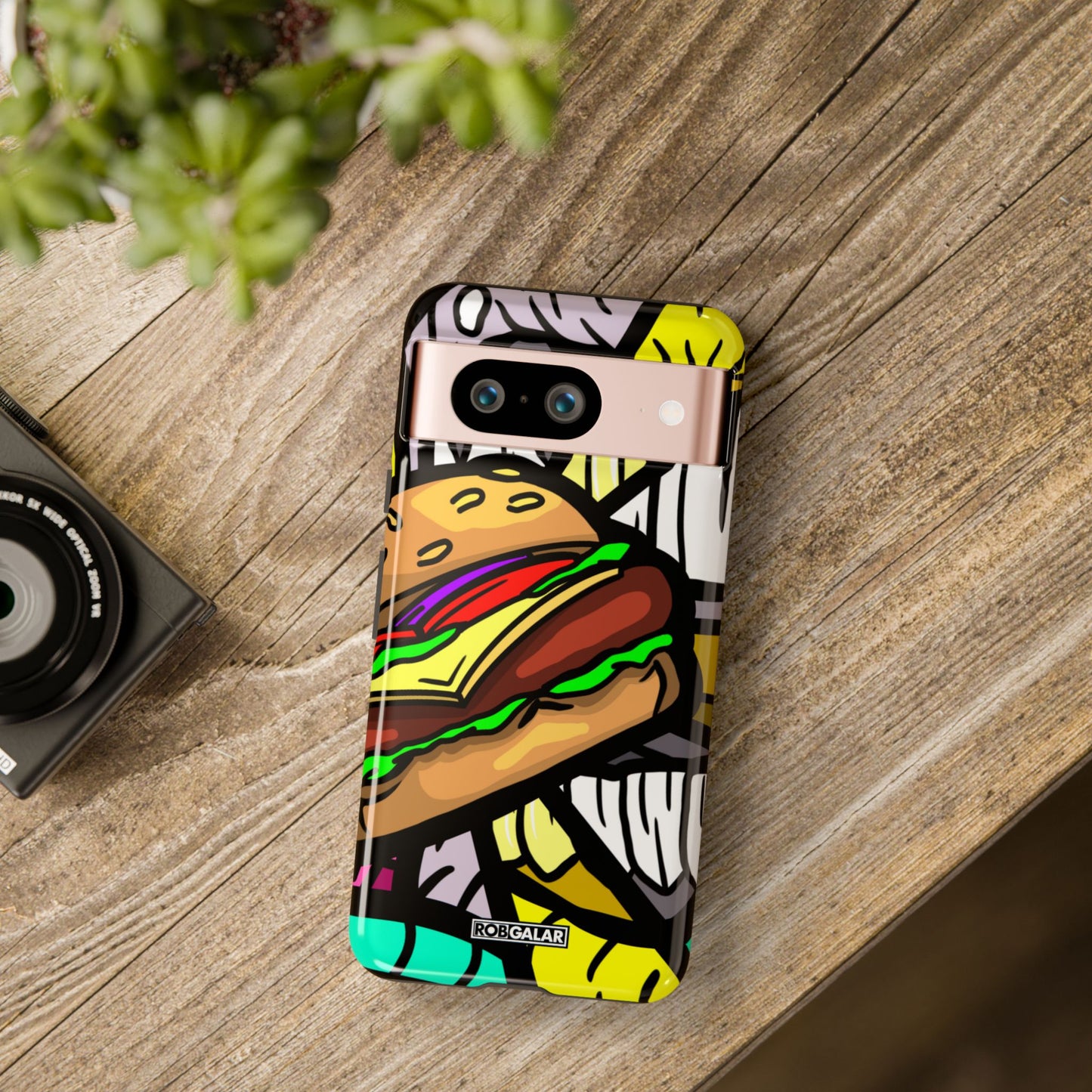 BITE MY BURGER Phone Cases