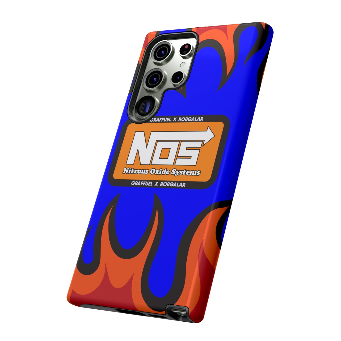 NOS FLAMES GRAFFUEL Phone Cases