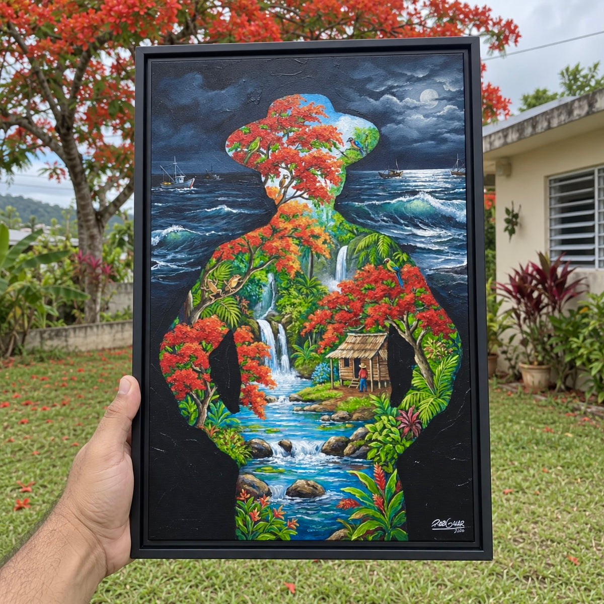 DESPUÉS DE LA TORMENTA - Framed Canvas Art