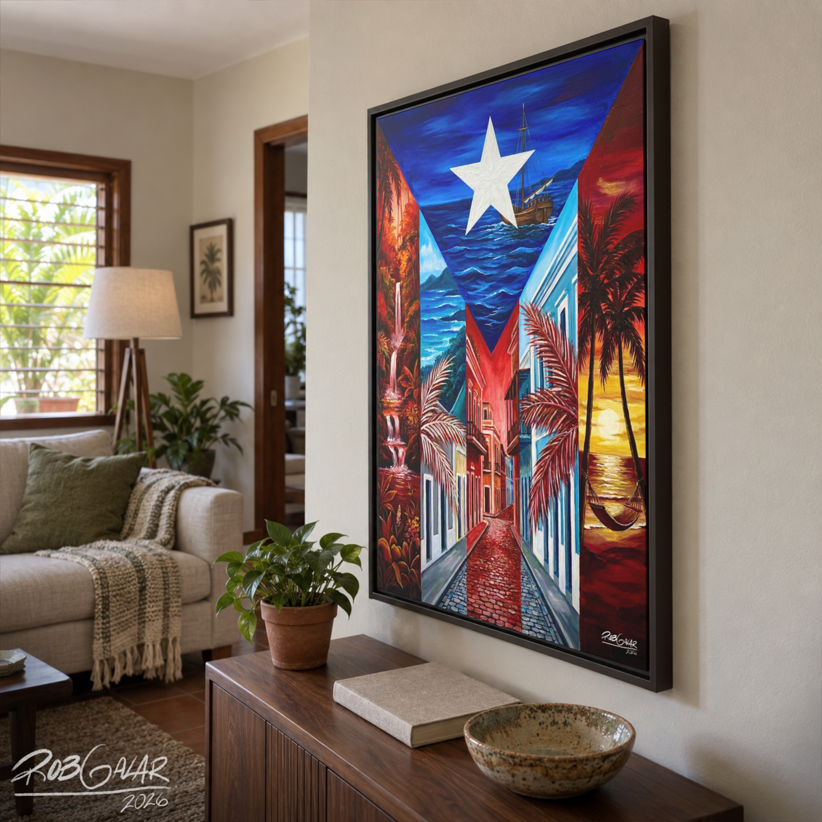 MY WAY TO HOME - LIMITED EDITION - Framed Canvas Art