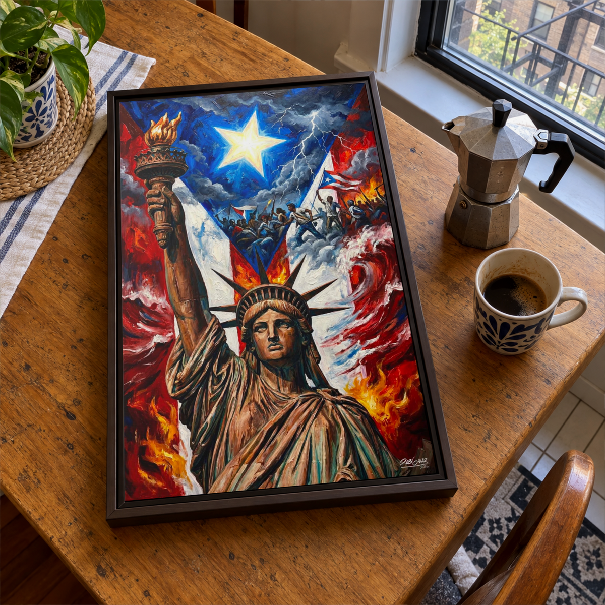 FREEDOM - LIMITED EDITION 0.6 - Framed Canvas Art