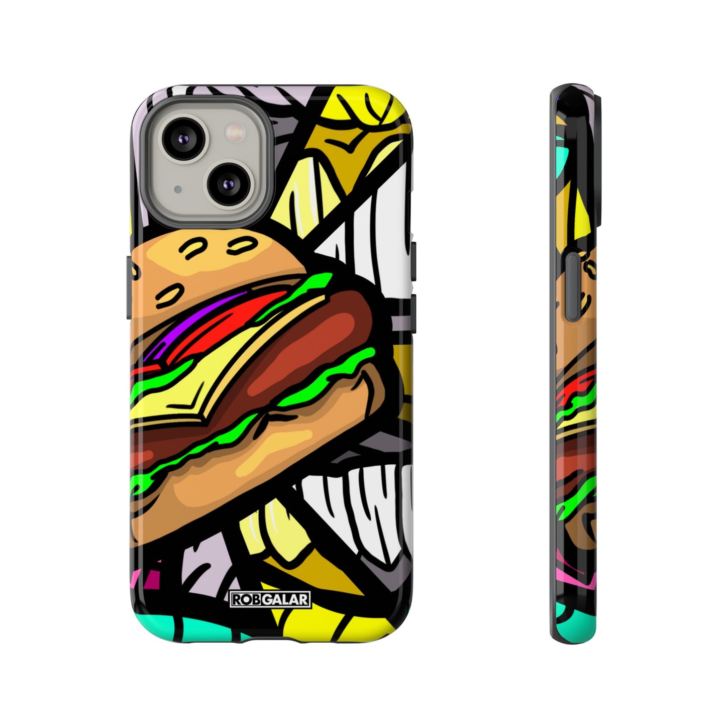 BITE MY BURGER Phone Cases