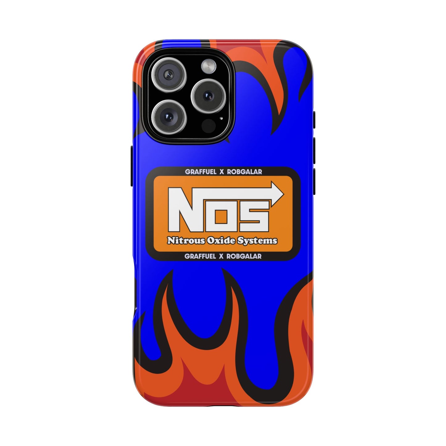 NOS FLAMES GRAFFUEL Phone Cases