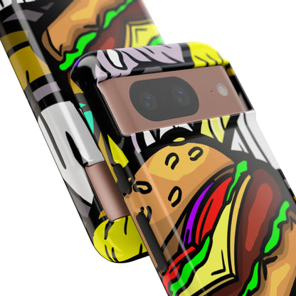 BITE MY BURGER Phone Cases