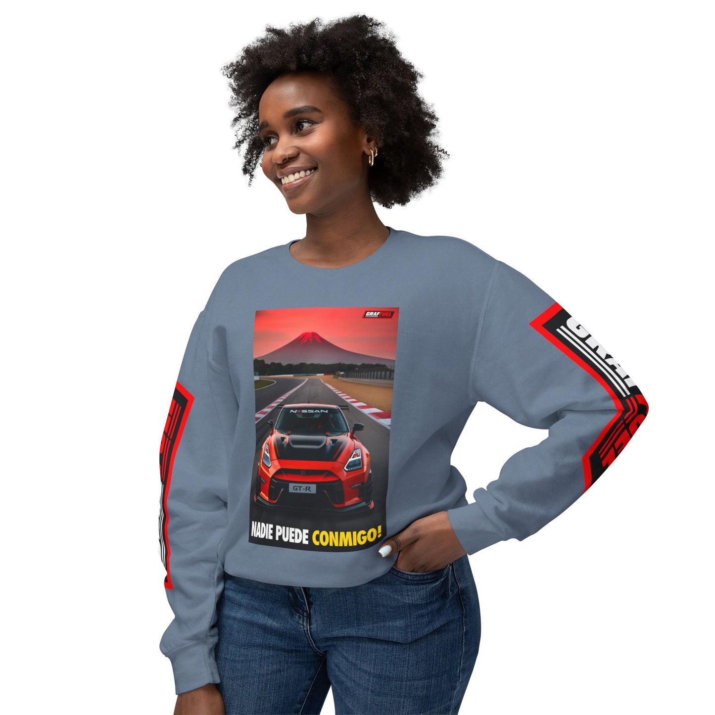 NADIE PUEDE CONMIGO GT-R Crewneck Sweatshirt