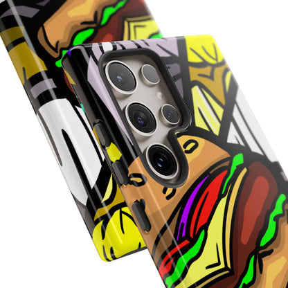 BITE MY BURGER Phone Cases