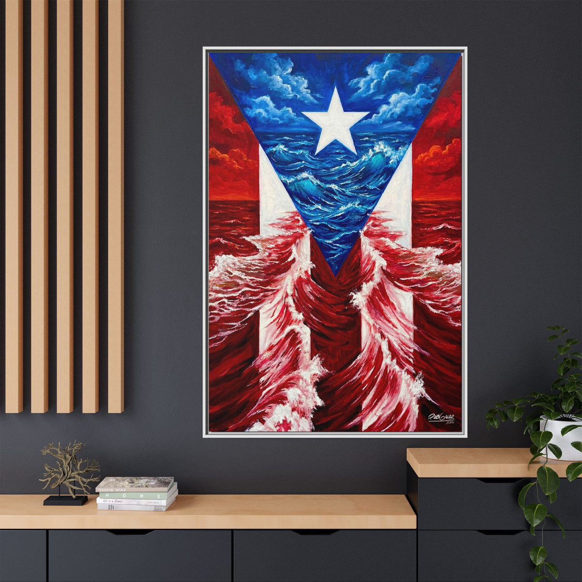 ESTÁ PICAO - LIMITED EDITION 1.O - Framed Canvas Art Print