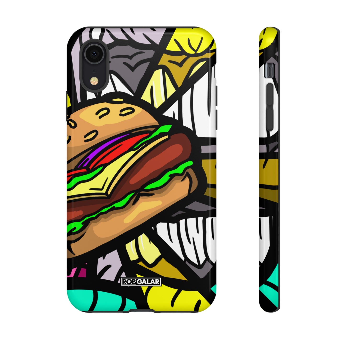 BITE MY BURGER Phone Cases