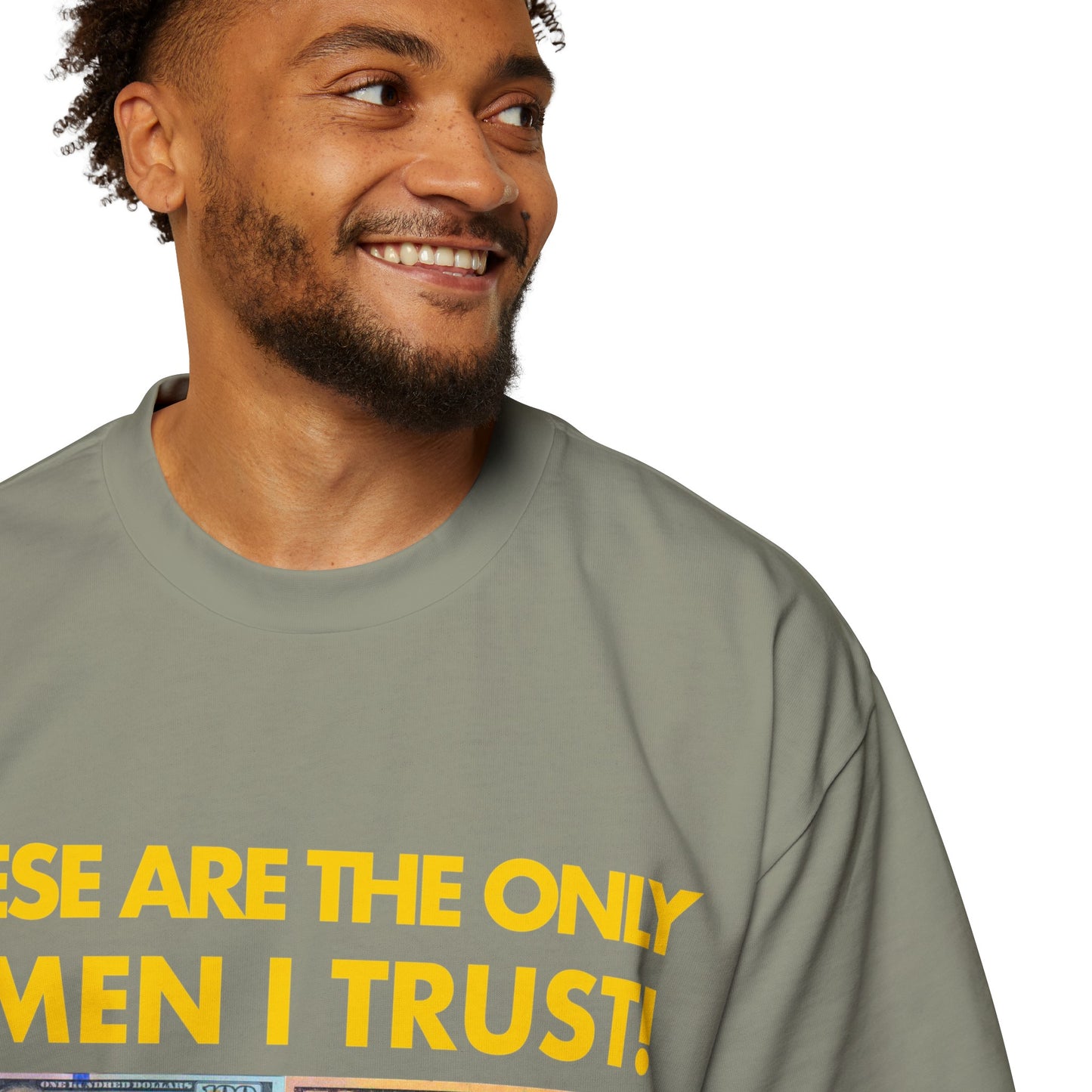 THE ONLY 6 MEN I TRUST Oversize Tee