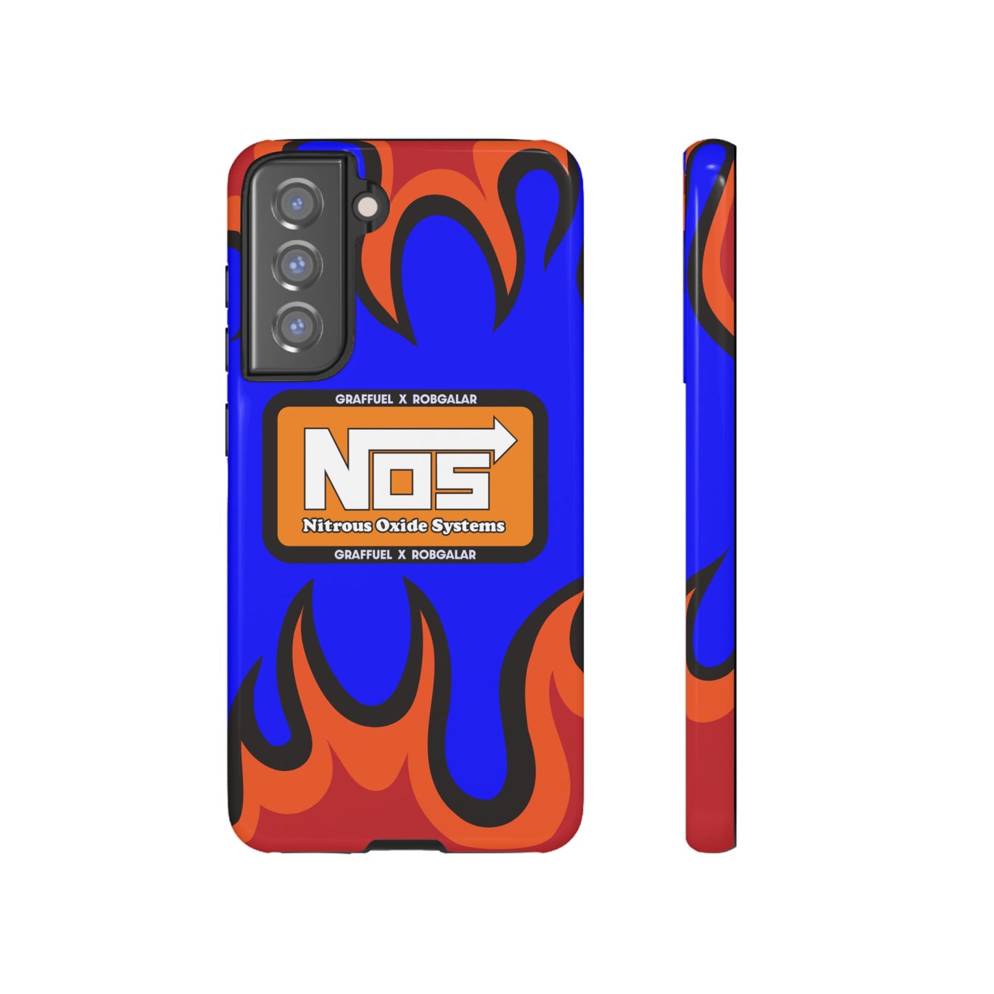 NOS FLAMES GRAFFUEL Phone Cases