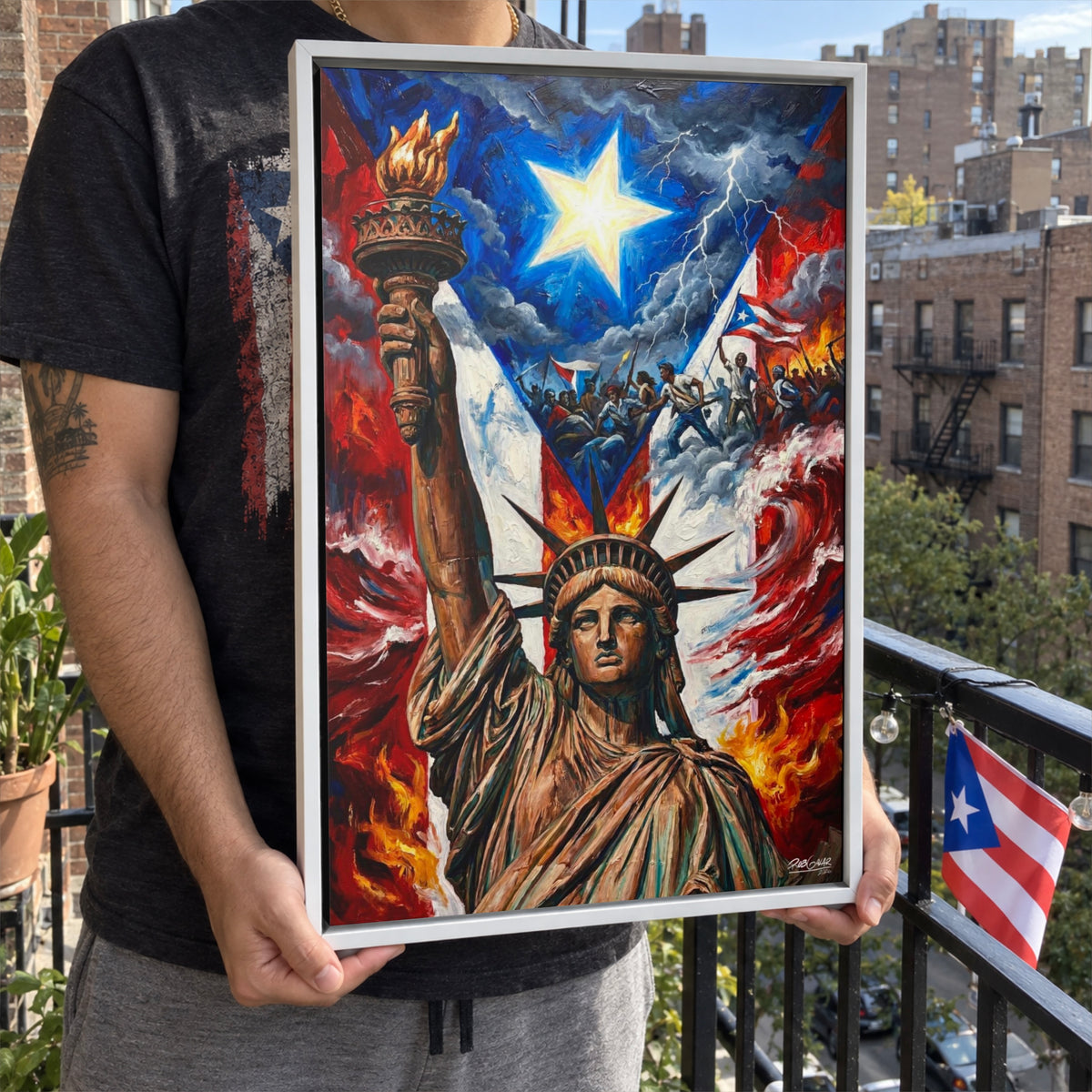 FREEDOM - LIMITED EDITION 0.6 - Framed Canvas Art