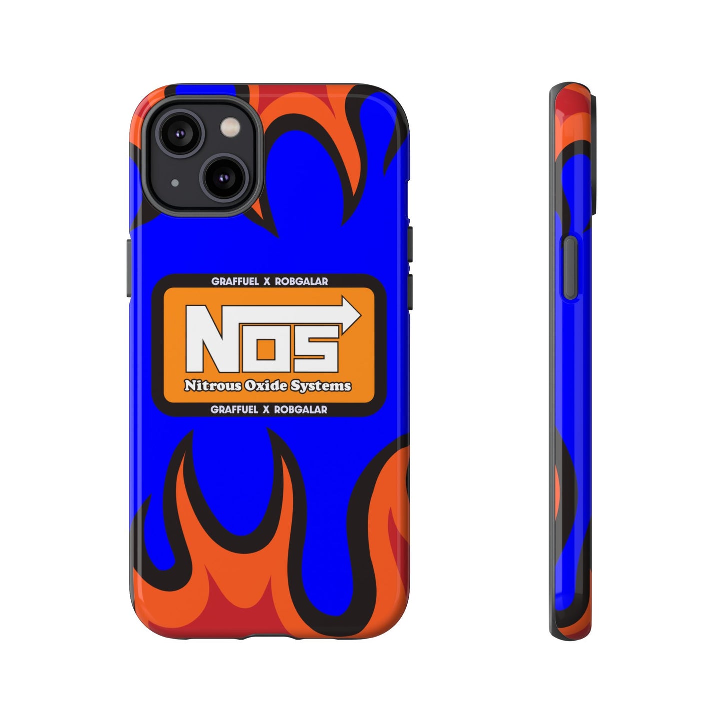 NOS FLAMES GRAFFUEL Phone Cases