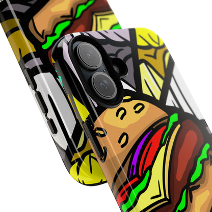 BITE MY BURGER Phone Cases