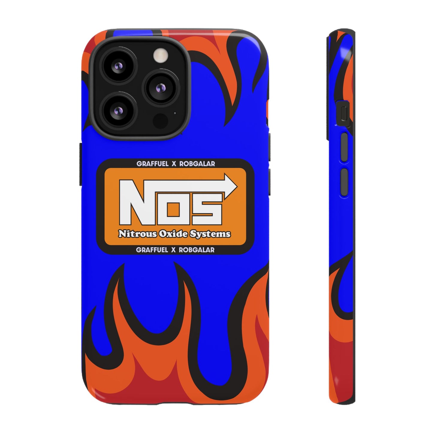 NOS FLAMES GRAFFUEL Phone Cases